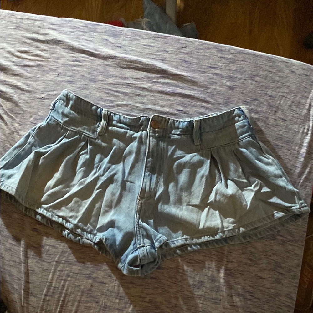 We The Free Blue Jean Shorts Relaxed Fit